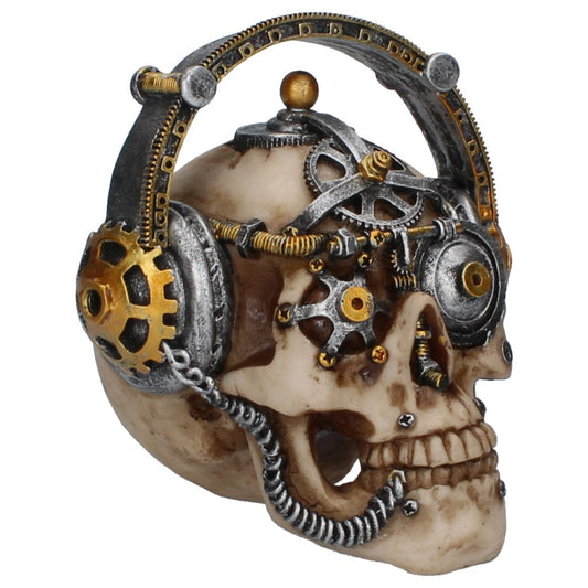 Techno Talk Small Steampunk Skull 14.5cm