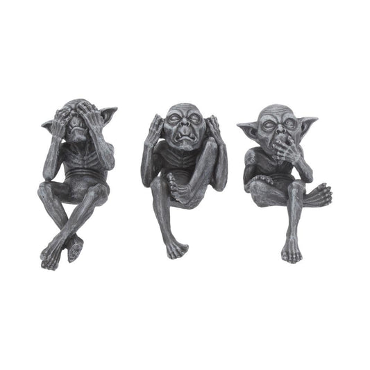Three Wise Goblins Figurine Gargoyle Ornaments