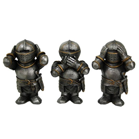 Three Wise Knights Figurine Knight Ornaments