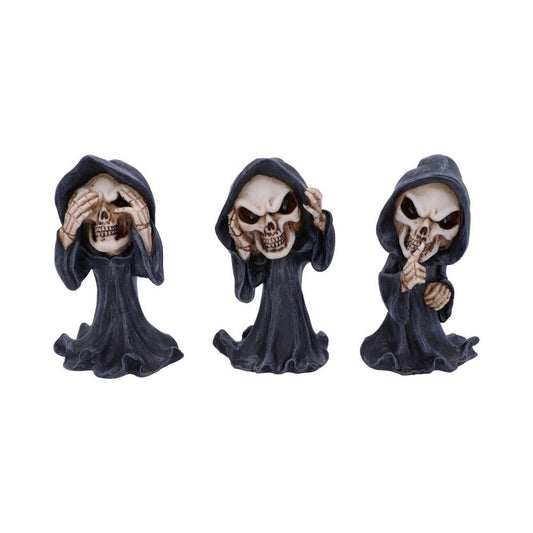 Three Wise Reapers 11cm See No Hear No Speak No Evil Cartoon Grim Reapers
