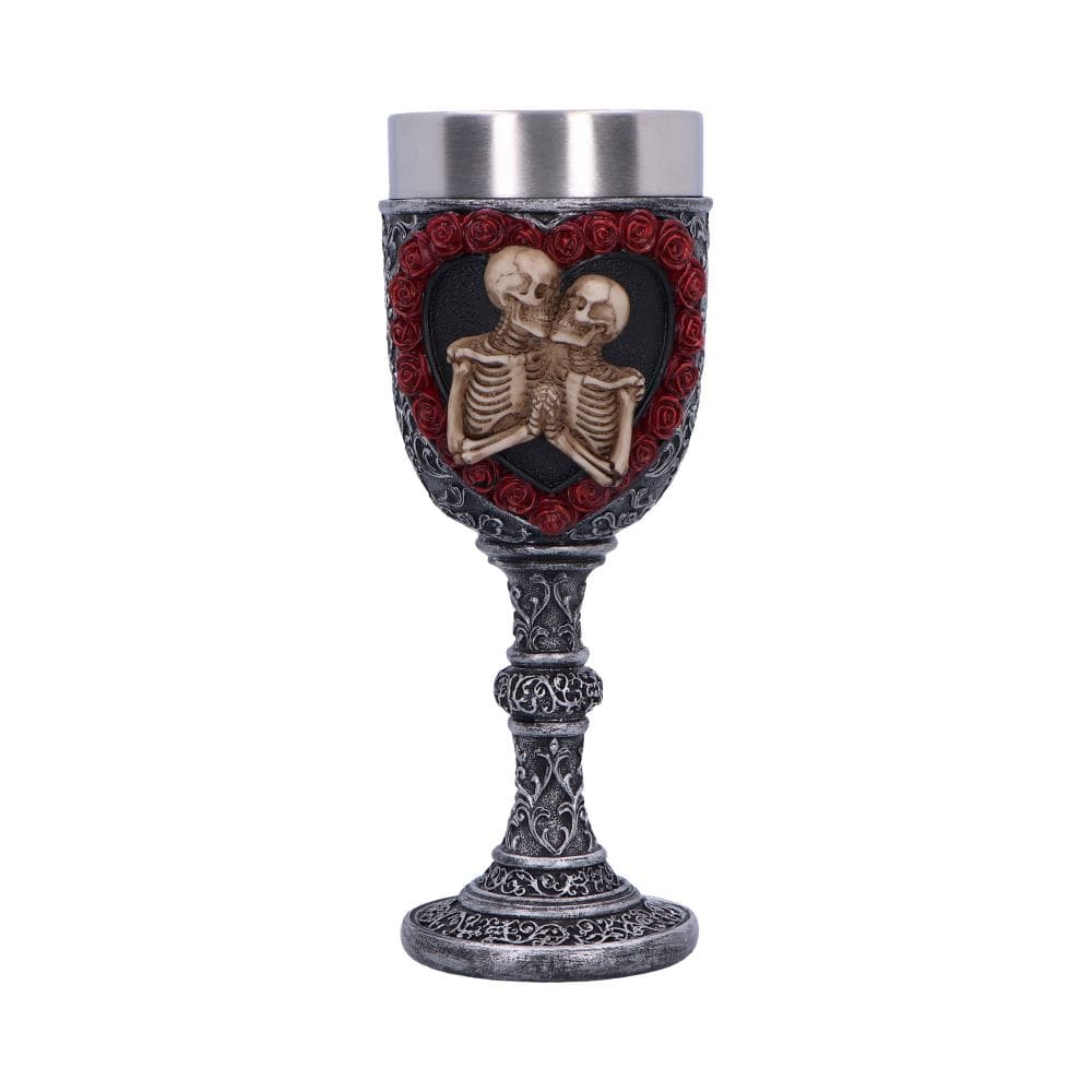 To Have and To Hold Skeleton Lovers Goblet 19.5cm