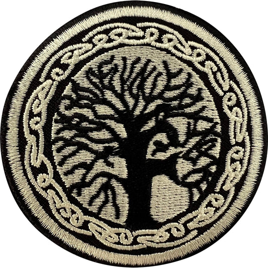 Tree Of Life Patch Iron Sew On Denim Jeans Jacket Clothing Bag Embroidered Badge