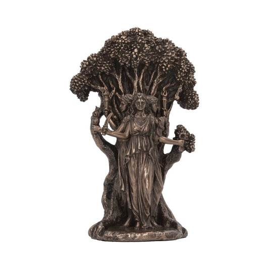 Triple Moon Goddess Hecate Bronze Figurine 18.5cm