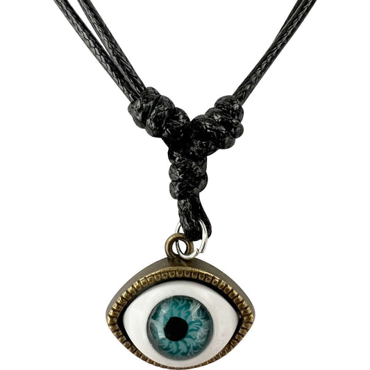Turkish Evil Eye Pendant Necklace Chain Womens Mens Jewellery Girls Boys Jewelry