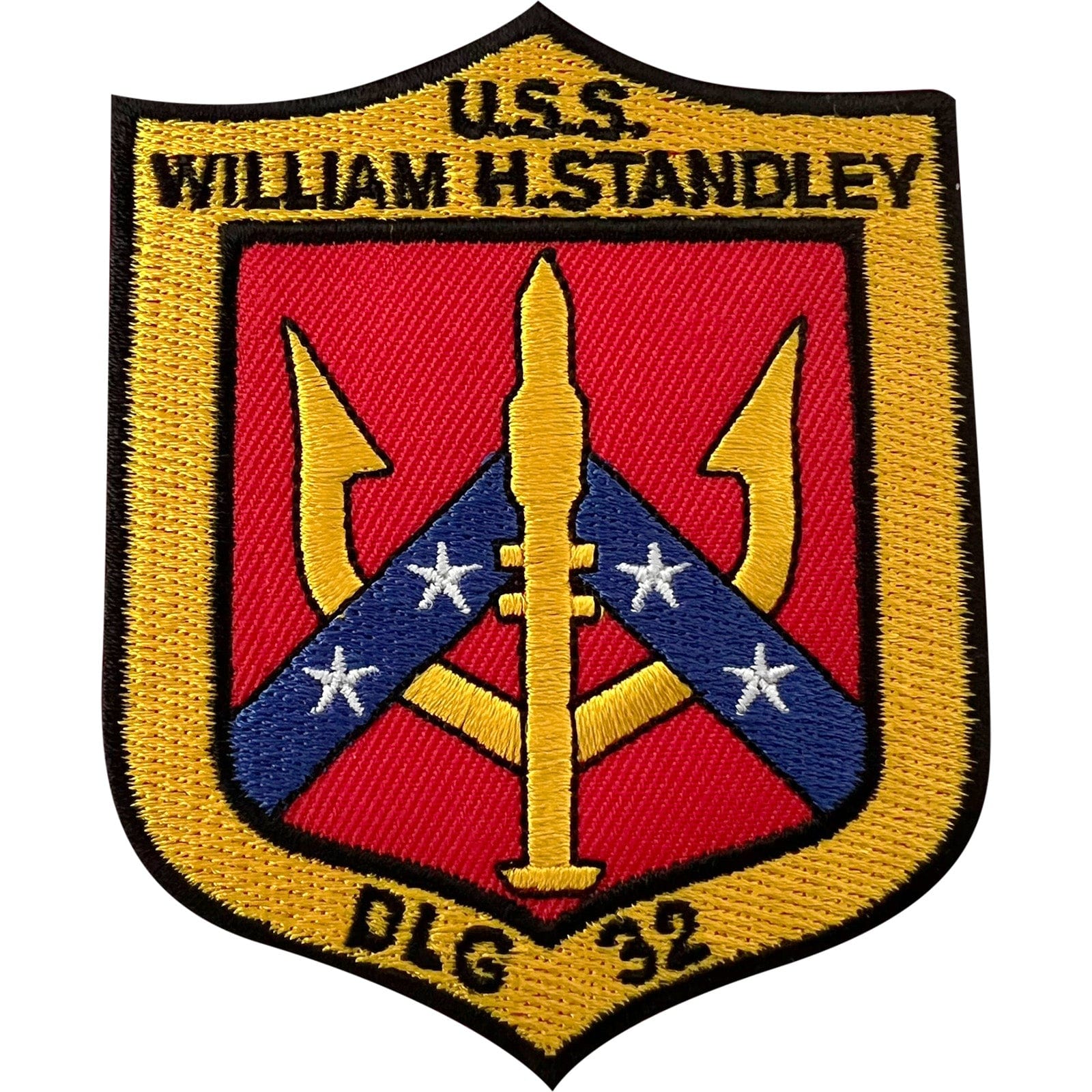 United States Navy Patch Iron Sew On Clothes Bag Ship Military Embroidered Badge