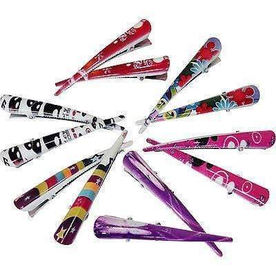 12 x Hair Beak Clips Concorde Grips Slides Alligator Barrette Pins Claws Clamps
