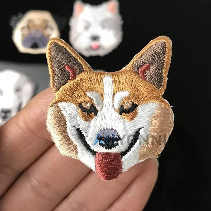 16 Dog Patches Iron On Patches Sew On Patches Animal Embroidered Badges Embroidery Motifs Appliques
