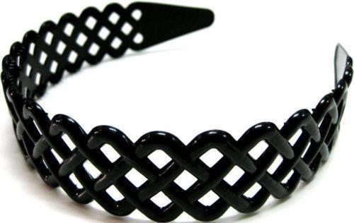 2 X Black Hairbands Headbands Alice Hair Bands Accessories Girls Womens Ladies