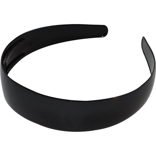 2 X Plain Black Hairbands Headbands Alice Hair Bands Accessories Girls Womens