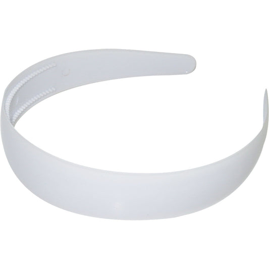 2 X Plain White Hairbands Headbands Alice Hair Bands Accessories Girls Womens