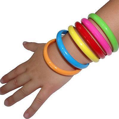6 x Girls Kids Toddler Bracelets Wristbands Bangles Childrens Childs Jewellery