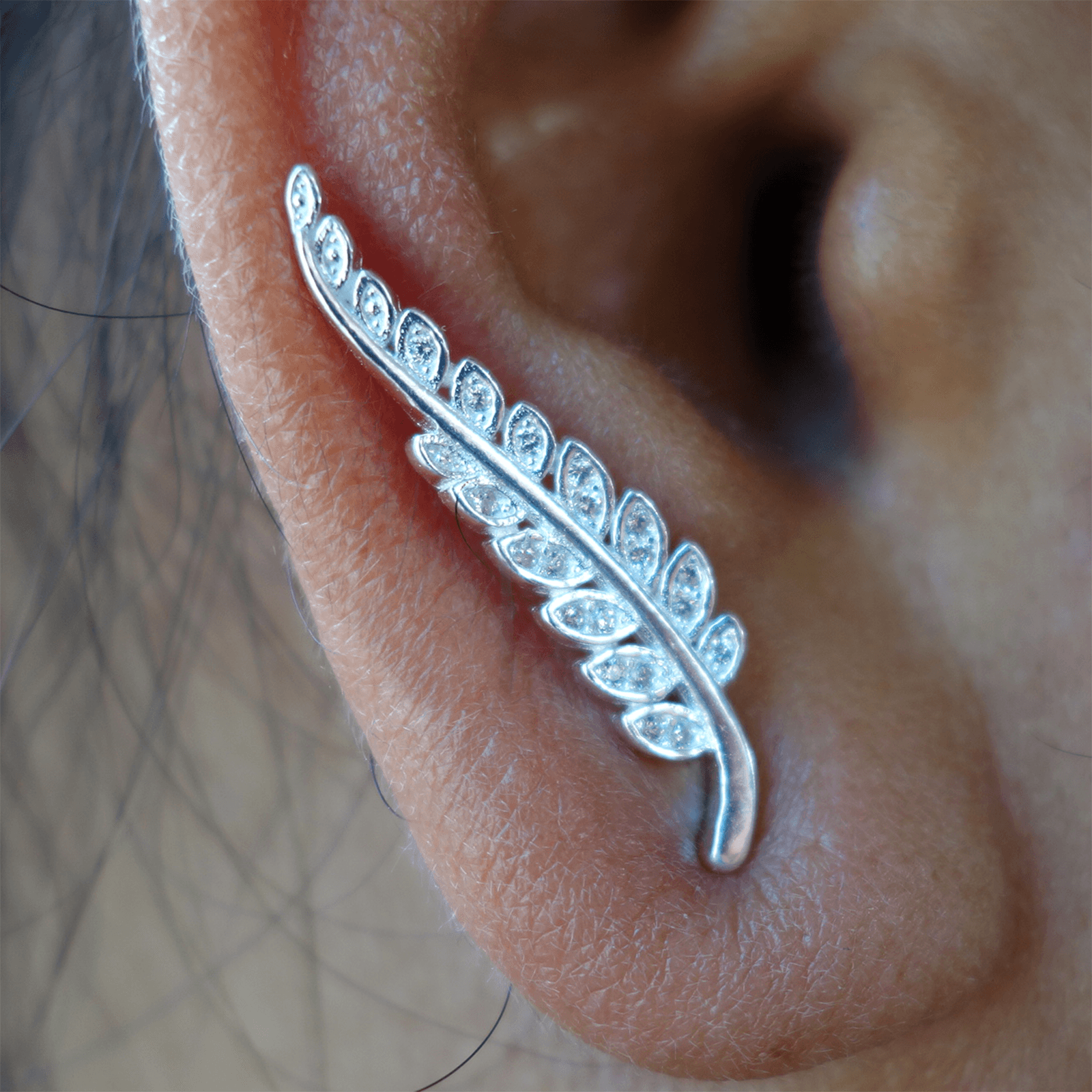 925 Sterling Silver Crystal Stud Earrings Pair Ear Studs Womens Ladies Jewellery