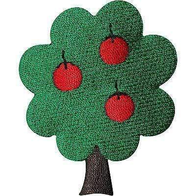 Apple Tree Embroidered Iron / Sew On Patch Clothing Bag Jacket Hat T Shirt Badge