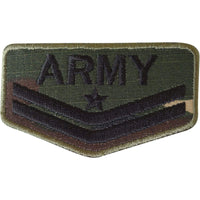 Army Embroidered Patch Embroidery Badge Iron Sew On Soldier Uniform Fancy Dress
