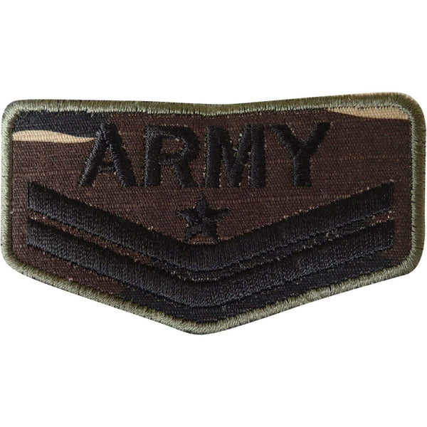 Army Patch Embroidered Badge Iron On Sew On Soldier Uniform Fancy Dress Applique