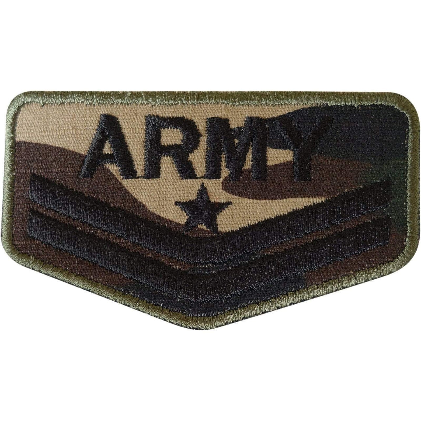 Army Soldier Military Patch Embroidered Badge Iron On Sew On Uniform Fancy Dress