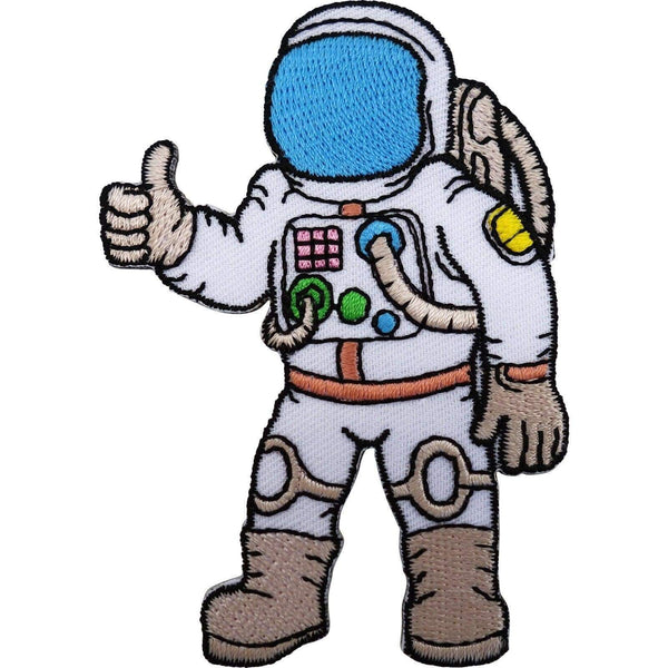 Astronaut Patch Iron / Sew On Embroidered Spaceman Space Suit NASA T Shirt Badge