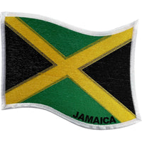 Big Large Iron On Sew On Jamaica Flag Patch Embroidered Badge For Jacket Clothes