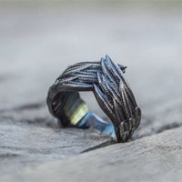 Bird Feathers Ring Made From Stainless Steel