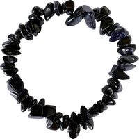 Black Blue Goldstone Crystal Bracelet Wristband Bangle Quartz Gemstone Jewellery