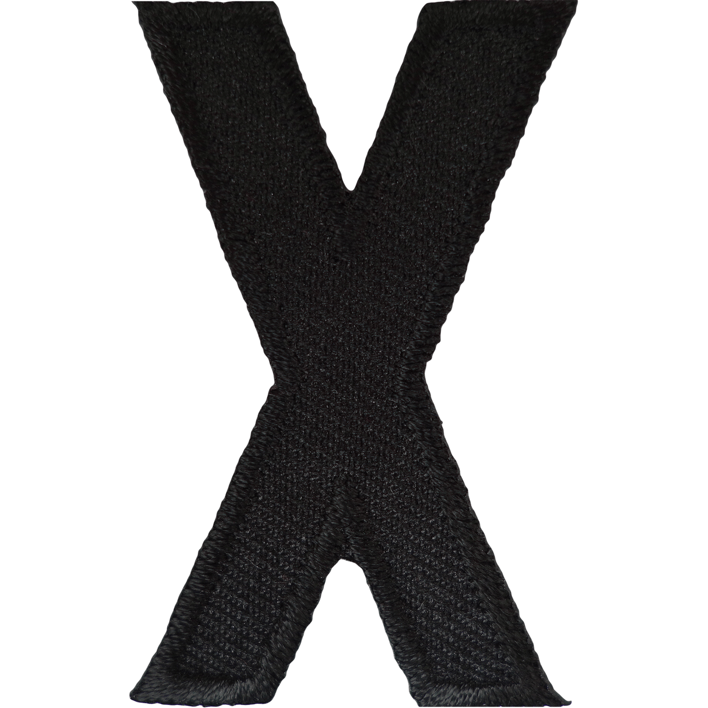 Letter X Black Letter Number Iron Sew On Patches Badges Name Letters Numbers Badge Patch