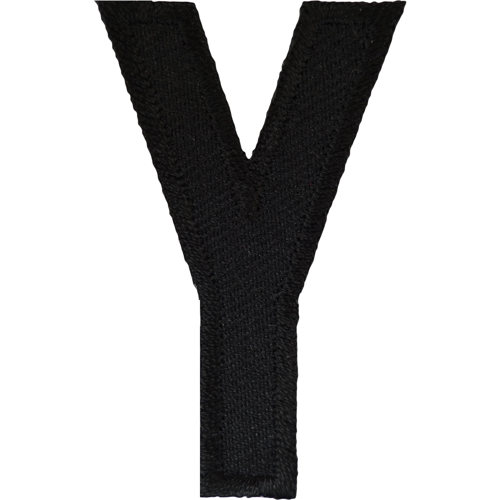 Letter Y Black Letter Number Iron Sew On Patches Badges Name Letters Numbers Badge Patch