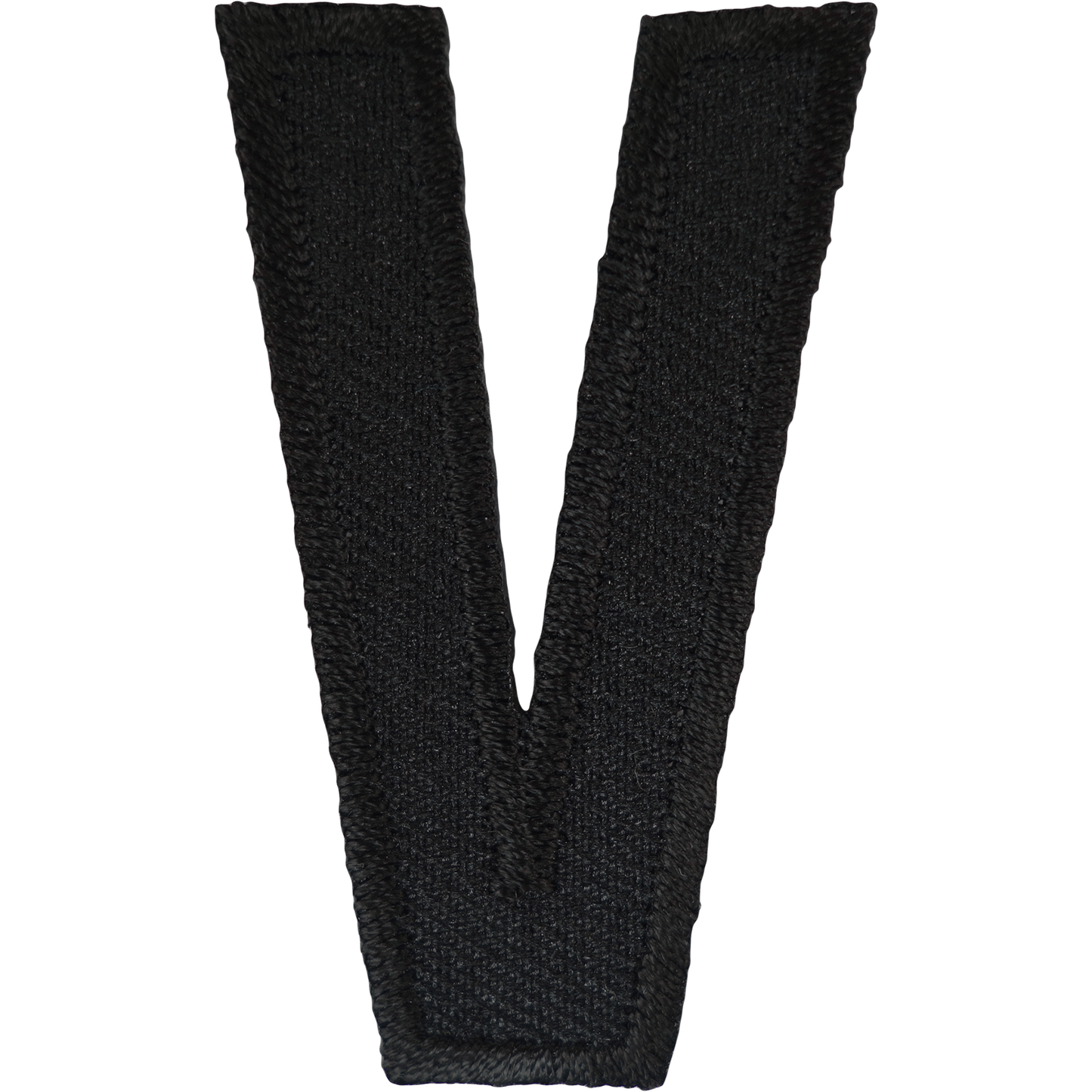 Letter V Black Letter Number Iron Sew On Patches Badges Name Letters Numbers Badge Patch