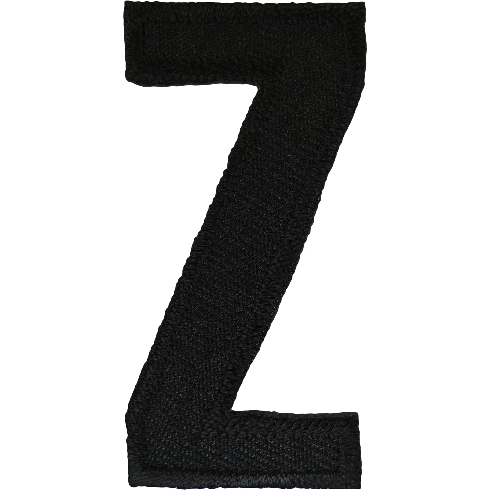 Letter Z Black Letter Number Iron Sew On Patches Badges Name Letters Numbers Badge Patch