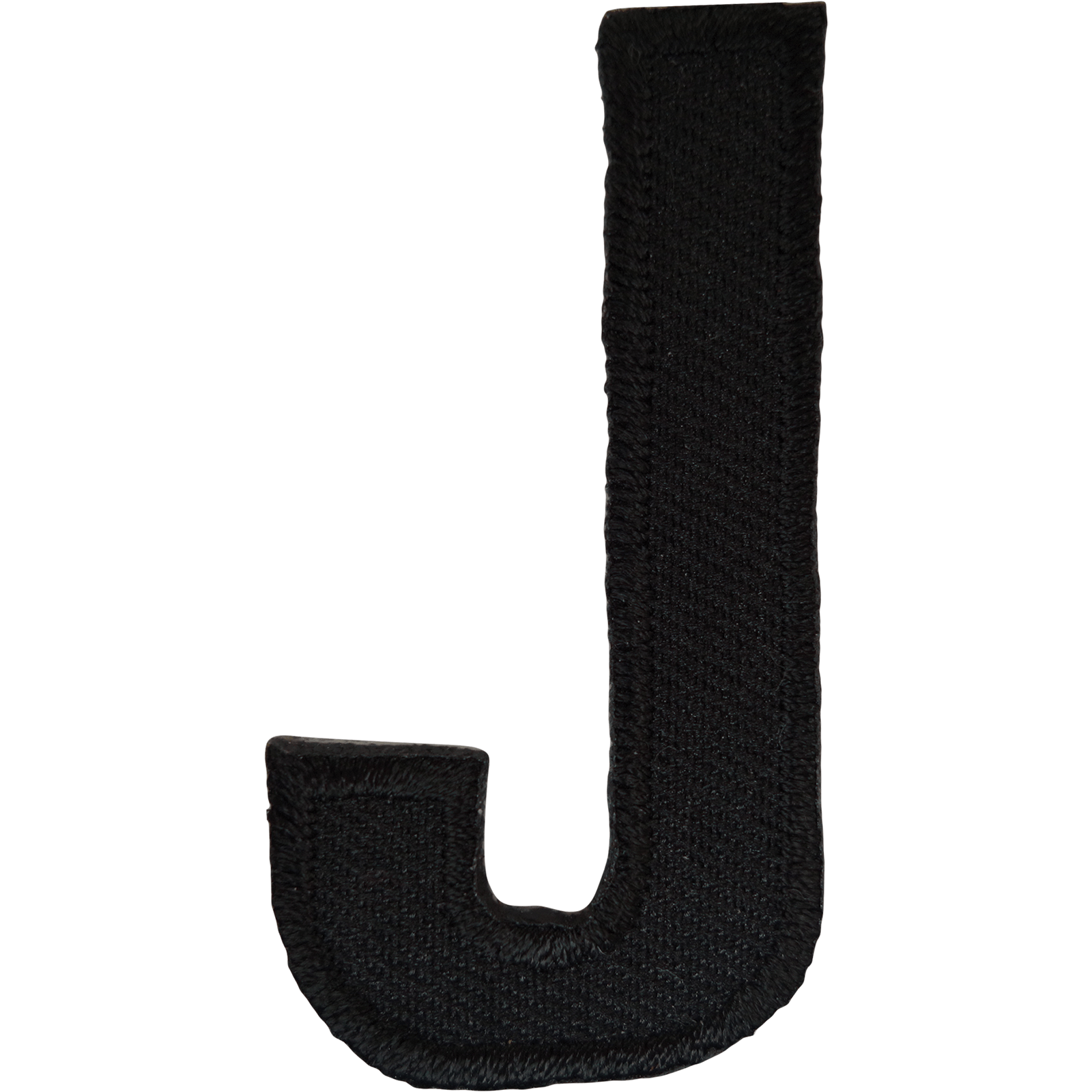 Letter J Black Letter Number Iron Sew On Patches Badges Name Letters Numbers Badge Patch