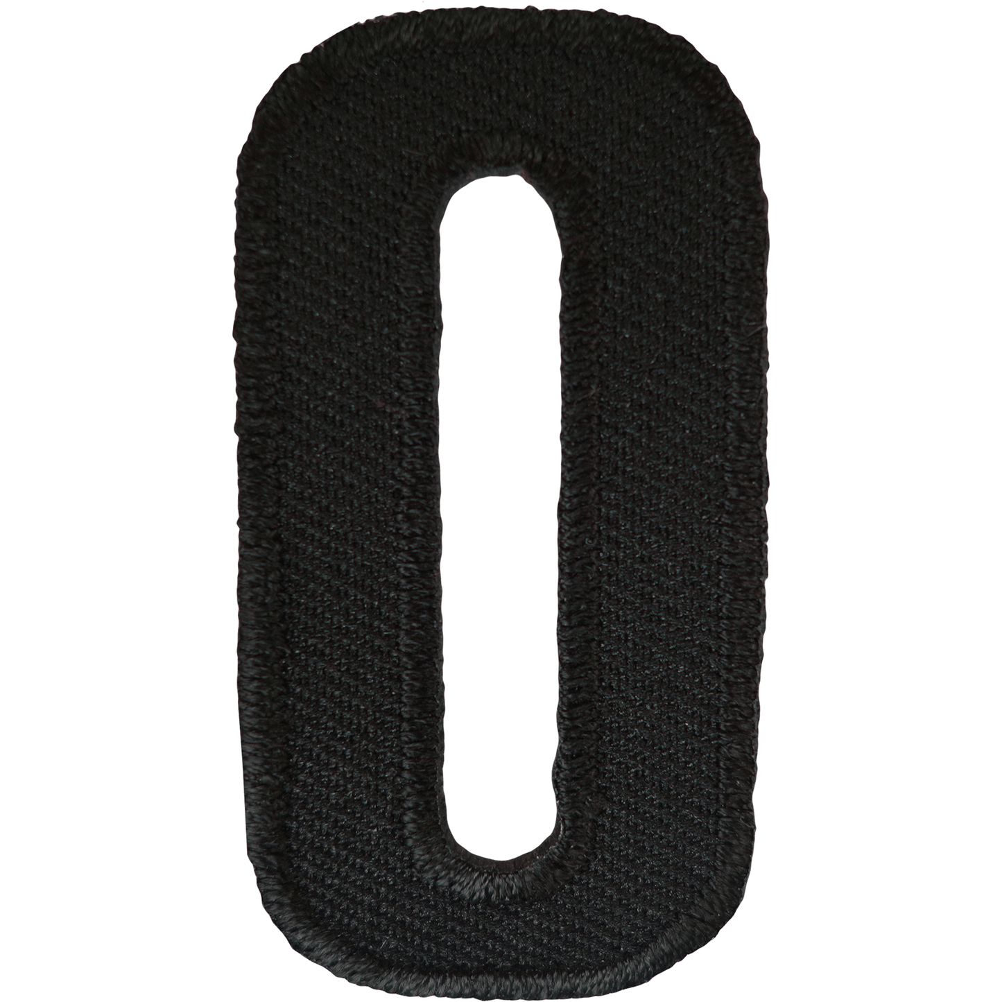 Number 0 ( Number Zero ) Black Letter Number Iron Sew On Patches Badges Name Letters Numbers Badge Patch