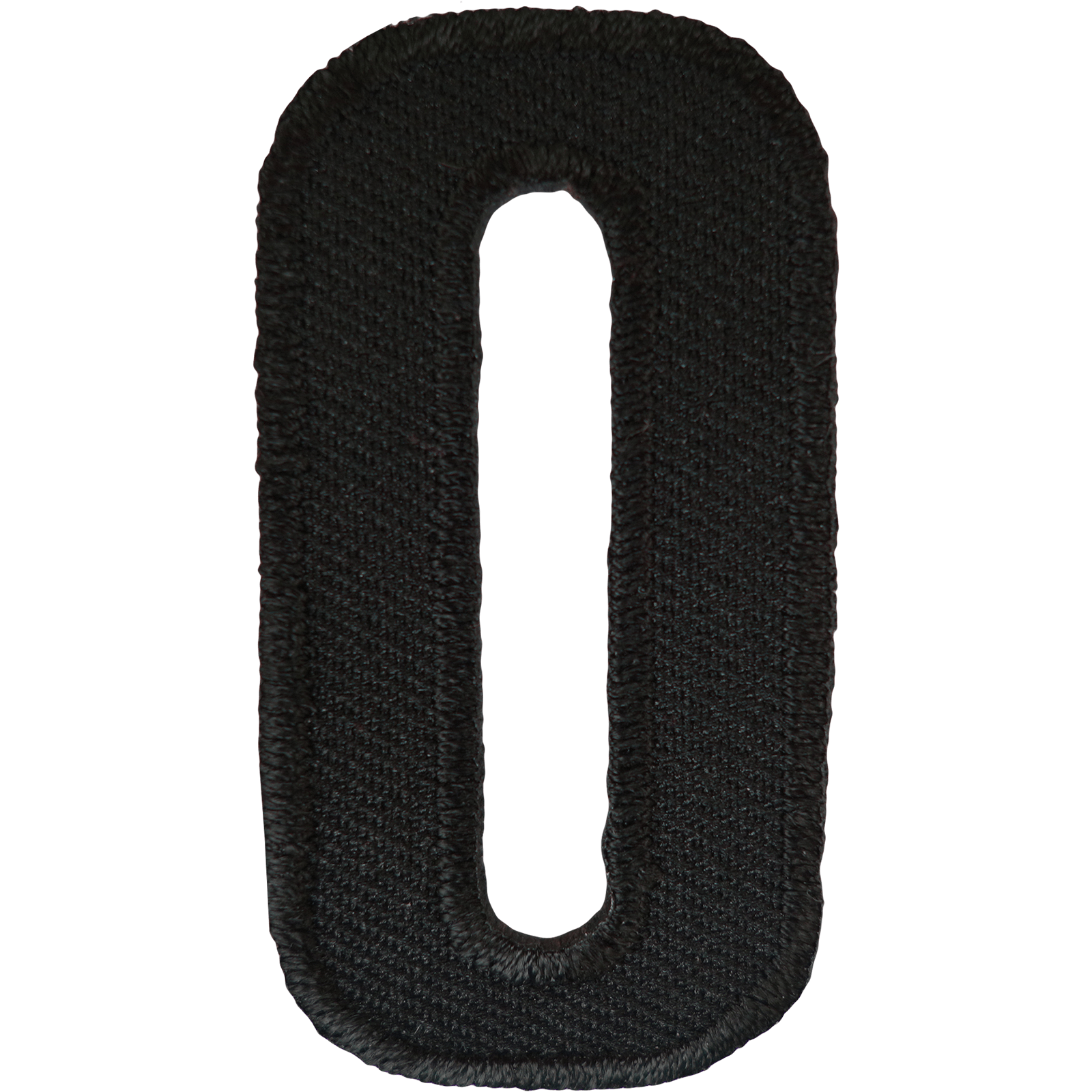 Number 0 ( Number Zero ) Black Letter Number Iron Sew On Patches Badges Name Letters Numbers Badge Patch