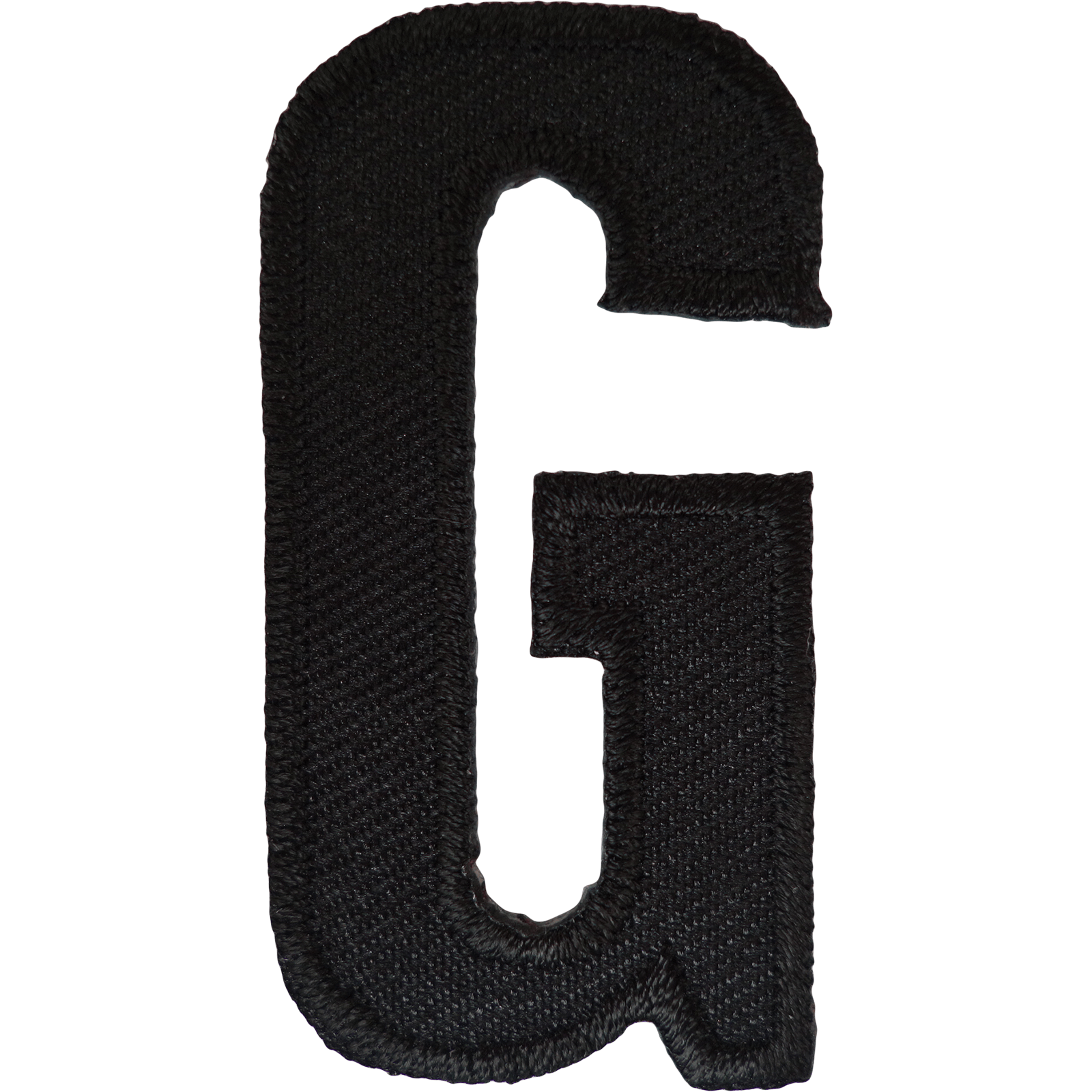 Letter G Black Letter Number Iron Sew On Patches Badges Name Letters Numbers Badge Patch
