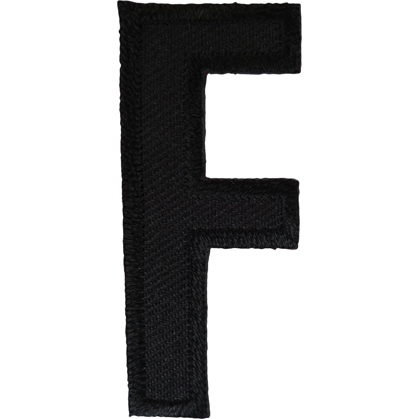 Letter F Black Letter Number Iron Sew On Patches Badges Name Letters Numbers Badge Patch