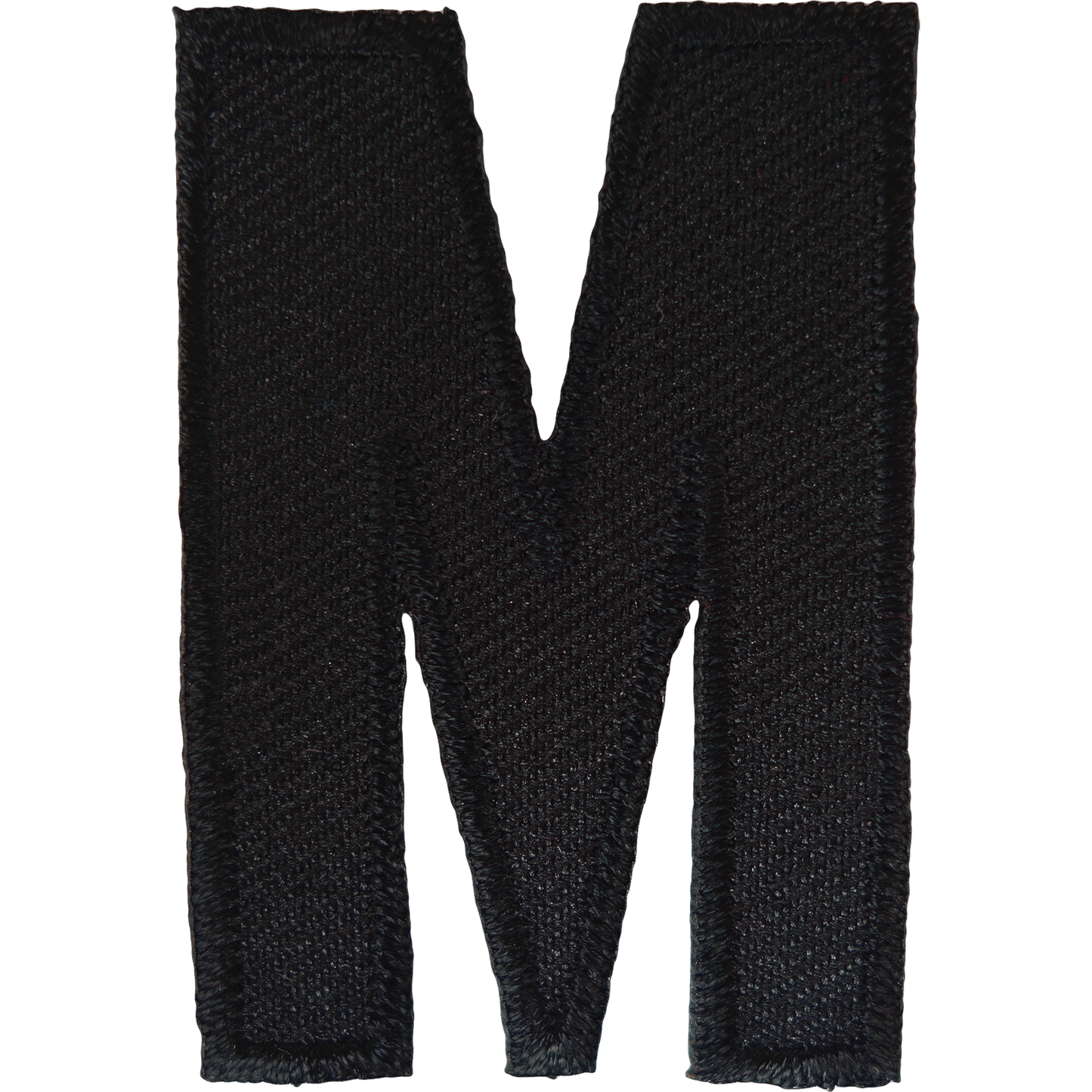 Letter M Black Letter Number Iron Sew On Patches Badges Name Letters Numbers Badge Patch