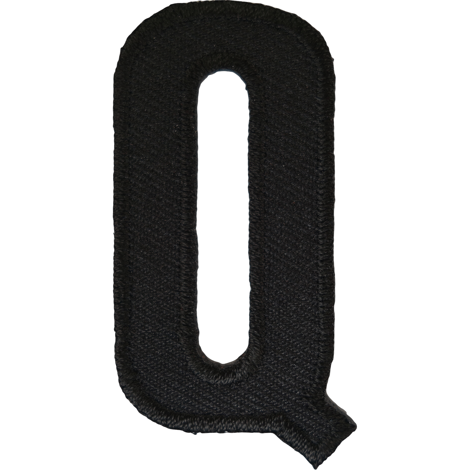 Letter Q Black Letter Number Iron Sew On Patches Badges Name Letters Numbers Badge Patch