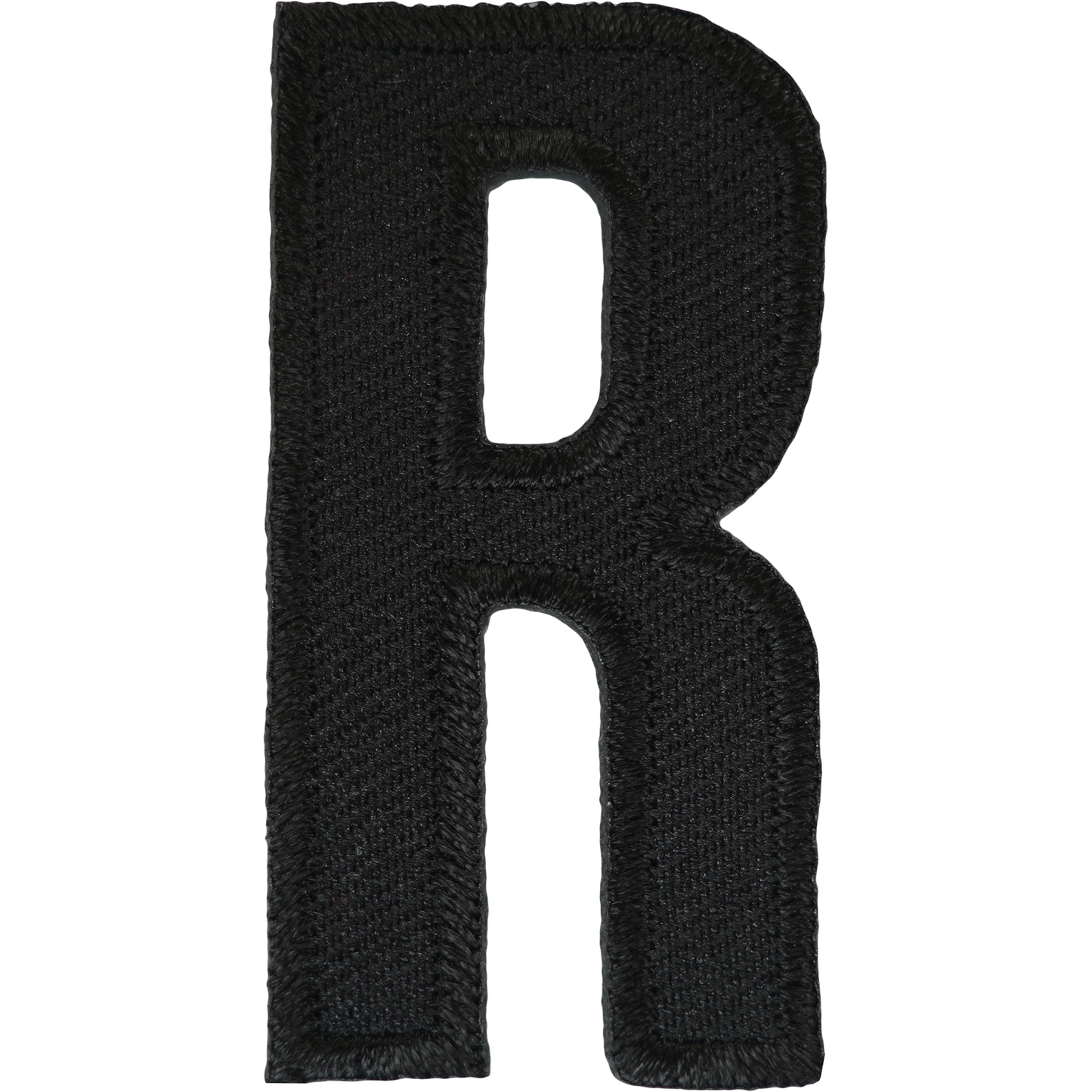 Letter R Black Letter Number Iron Sew On Patches Badges Name Letters Numbers Badge Patch