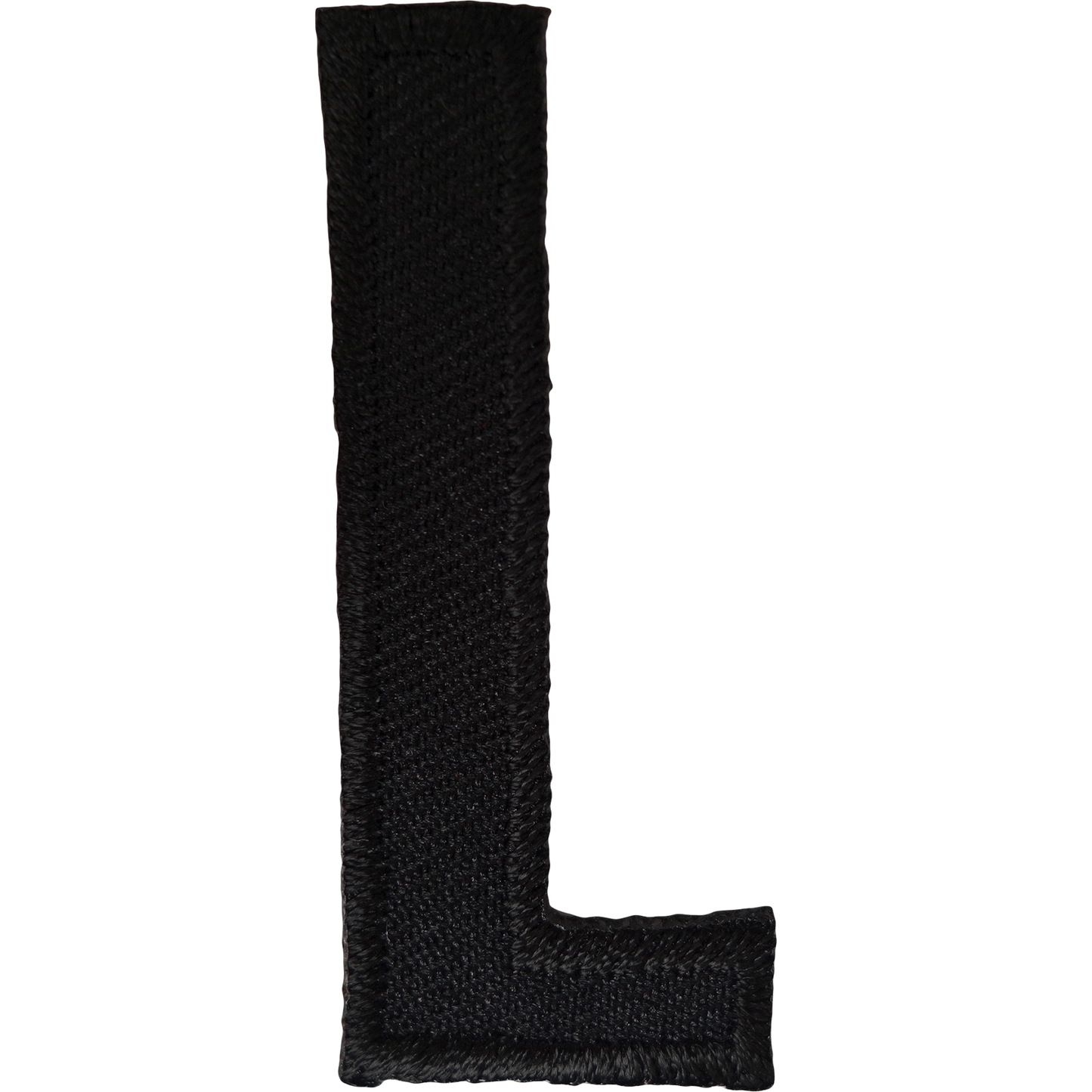Letter L Black Letter Number Iron Sew On Patches Badges Name Letters Numbers Badge Patch