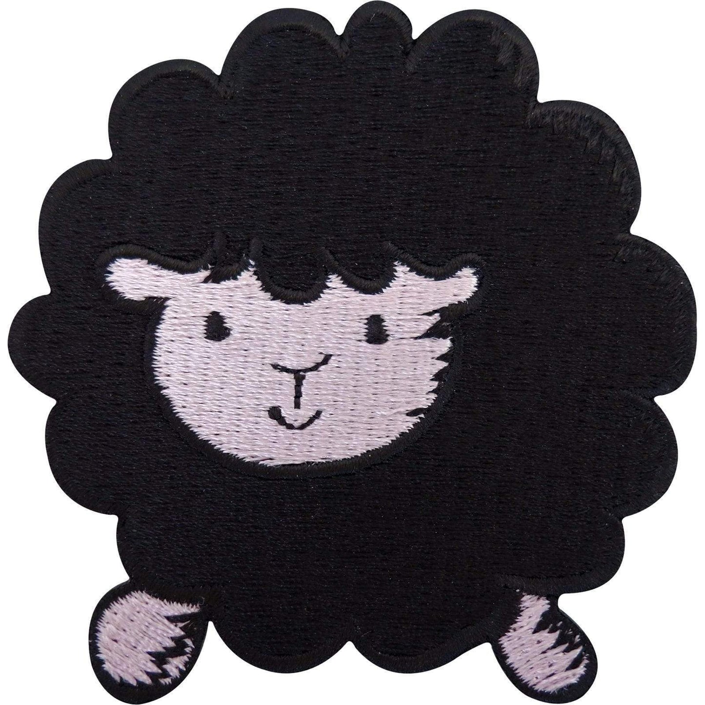 Black Sheep Patch Embroidered Badge Iron On Sew On Clothing Jacket Bag Jeans Hat