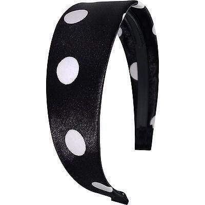 Black White Polka Dot Hairband Headband Alice Hair Band Girls Womens Accessories Black White Polka Dot Hairband Headband Alice Hair Band Girls Womens Accessories