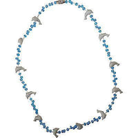 Blue Dolphin Beads Necklace Chain Girls Kids Toddler Childrens Fashion Jewellery Blue Dolphin Beads Necklace Chain Girls Kids Toddler Childrens Fashion Jewellery