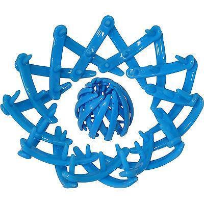 Blue Expanding Pony Tail Hair Clip Clamp Grip Claw Ponytail Clasp Girls Womens Blue Expanding Pony Tail Hair Clip Clamp Grip Claw Ponytail Clasp Girls Womens