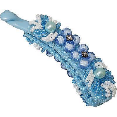 Blue Hair Clasp Bridesmaid Bridal Flower Girl Wedding Fascinator Barrette Clip