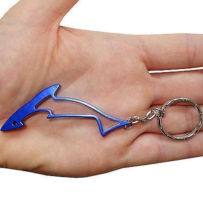 Blue Shark Key Ring Chain Fob Bottle Opener Cool Keyring Keychain Party Bag Toy Blue Shark Key Ring Chain Fob Bottle Opener Cool Keyring Keychain Party Bag Toy