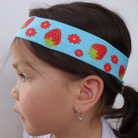 Blue Strawberry Hairband Headband Girls Toddlers Baby Child Hair Head Alice Band Blue Strawberry Hairband Headband Girls Toddlers Baby Child Hair Head Alice Band