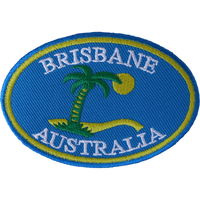 Brisbane Australia Patch Iron Sew On Jacket T Shirt Embroidered Badge Queensland