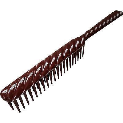 Brown Detangle Hair Brush Kids Childrens Knot Comb Hairdresser Salon Accessories