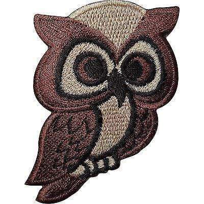 Brown Owl Embroidered Iron / Sew On Patch Bag Jacket Shirt Jeans Badge Transfer