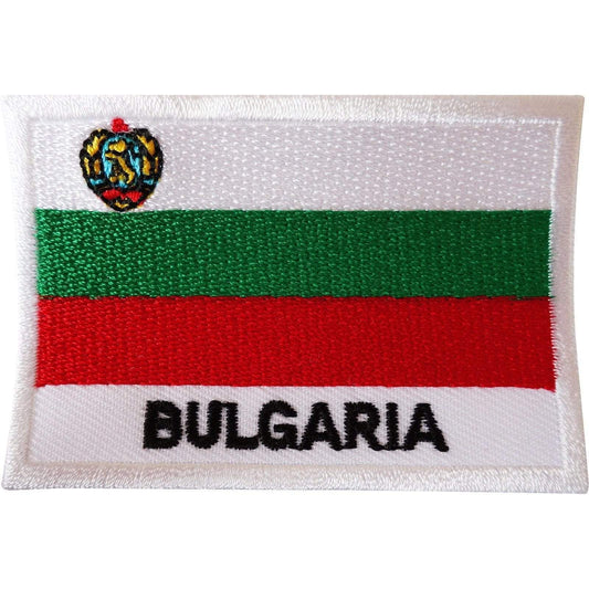 Bulgaria Flag Patch Embroidery Sew On Clothes Jacket Jeans Bag Embroidered Badge