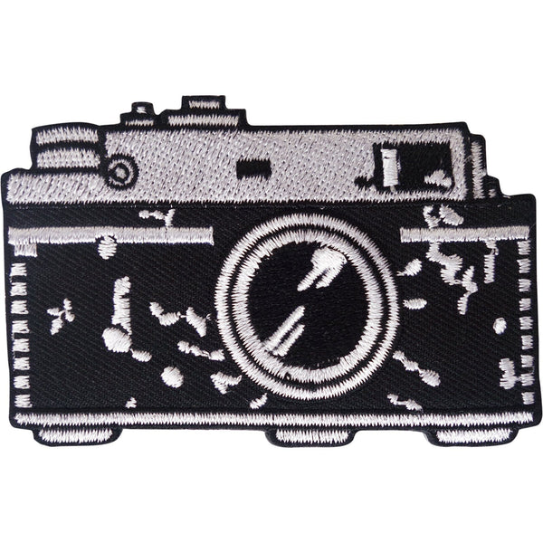Camera Iron On Patch Sew On Clothes Bag Jacket Hat Photography Embroidered Badge