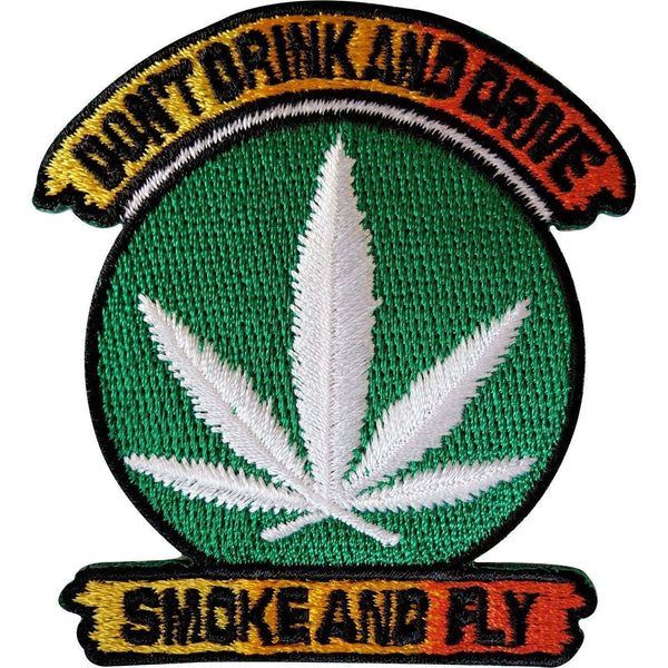 Cannabis Patch Embroidered Iron / Sew On Marijuana Biker Motorcycle Cloth Badge